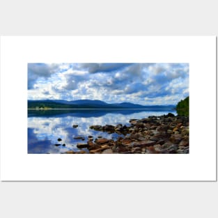 Shores of Loch Rannoch-Perthshire,Scotland Posters and Art